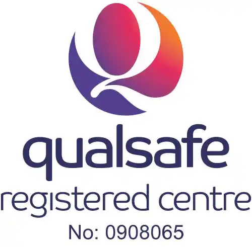 The Qualsafe logo, the company that endorses 4JH.